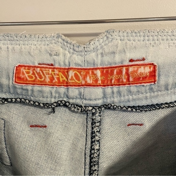 𝅺Vintage 30/30 Buffalo Light Wash Relaxed Denim High Waist Wide Leg 80s 90s - Picture 10 of 13